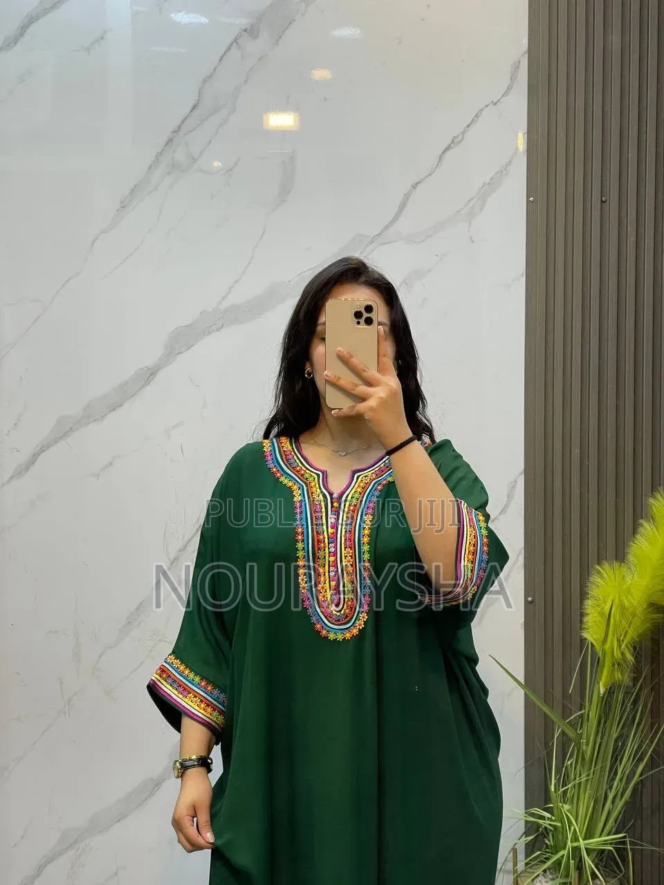 Robe Marocaine Très Élégantes en Tissu Coton Premier Choix