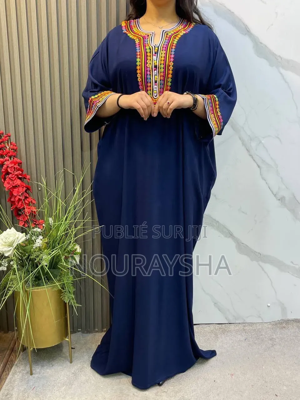 Robe Marocaine Très Élégantes en Tissu Coton Premier Choix