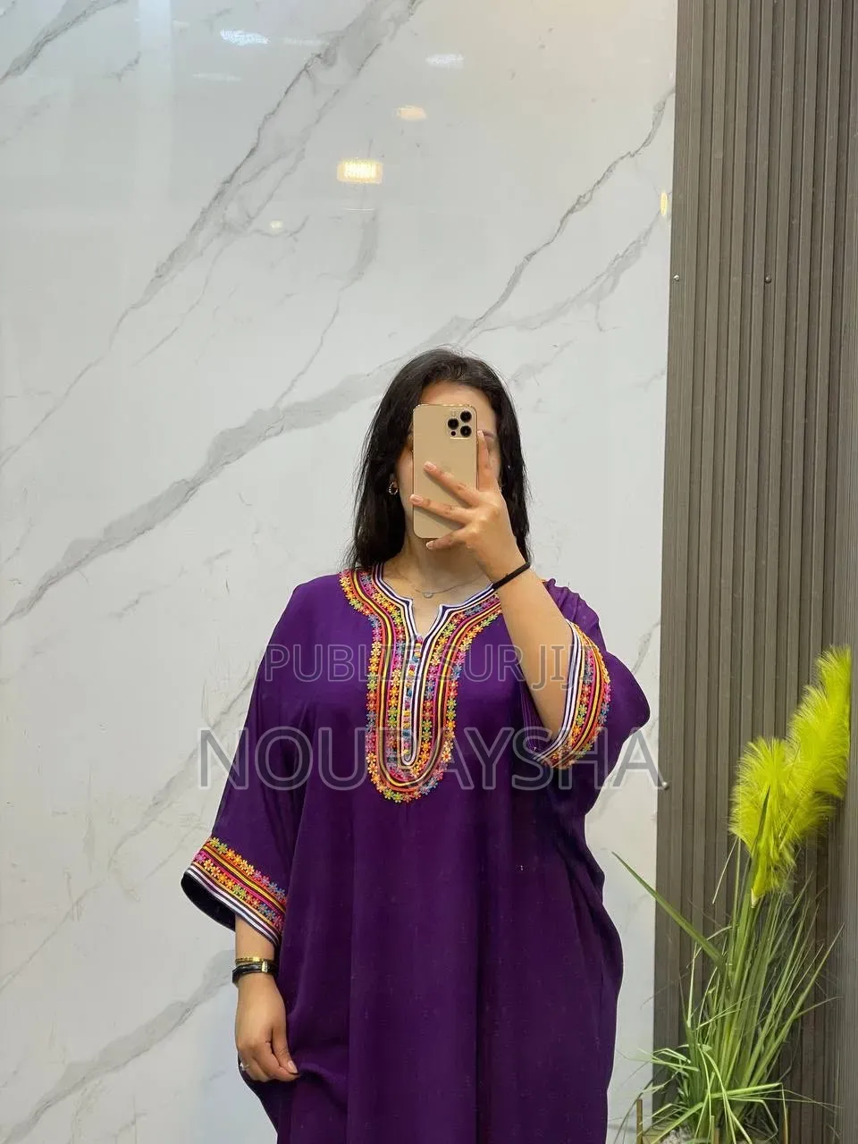 Robe Marocaine Très Élégantes en Tissu Coton Premier Choix