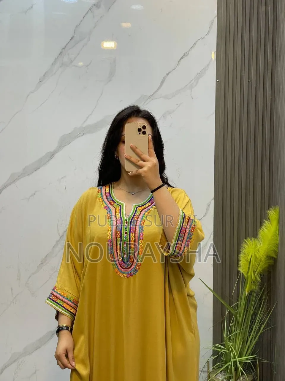 Robe Marocaine Très Élégantes en Tissu Coton Premier Choix