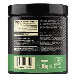 Creatine Micronized Monohydrate