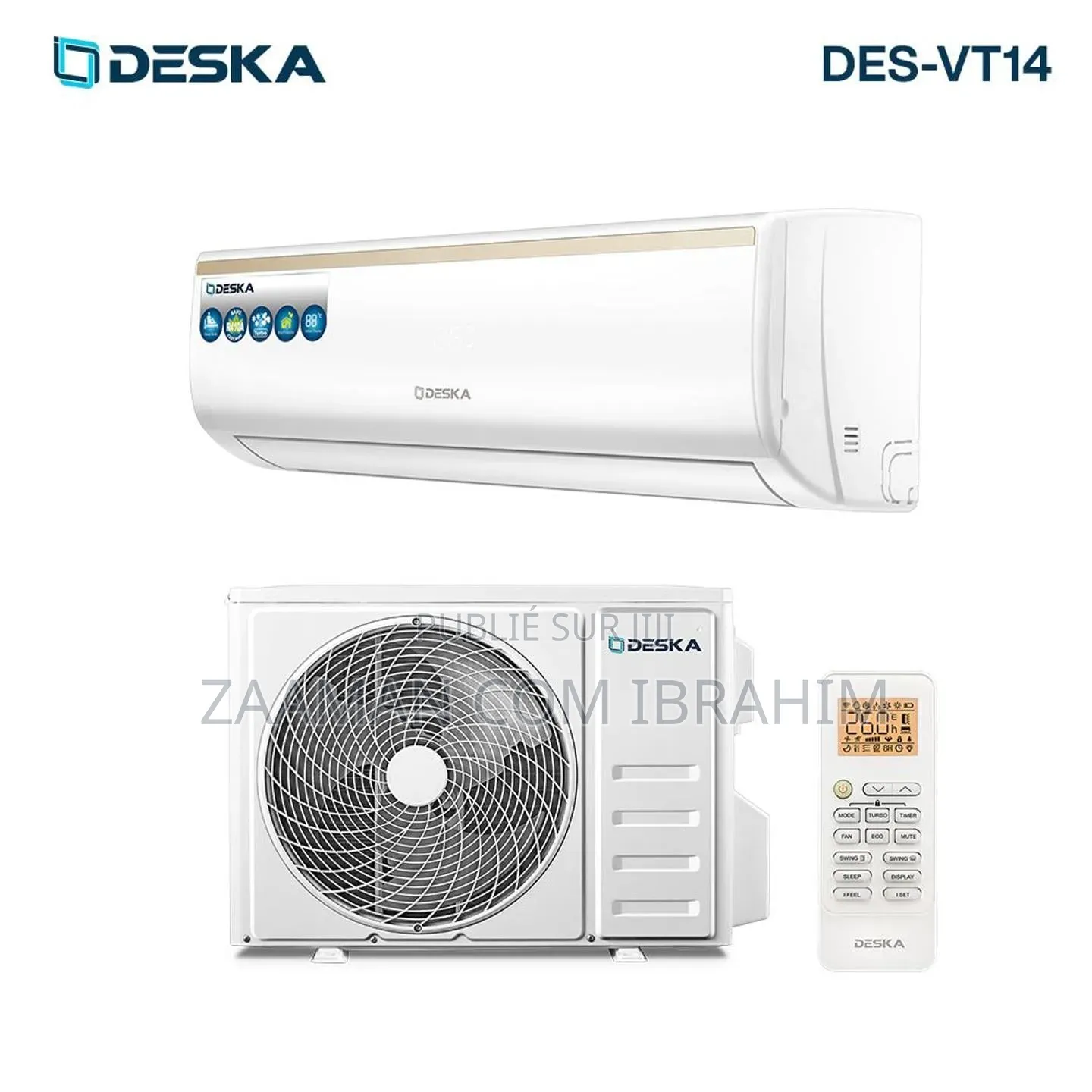 Split Deska 12000btu Inverter 1.5cv Des12vt14c