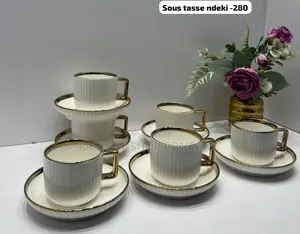 Tasse Déjeuner 12 Pièces en Verre Prix:6000f