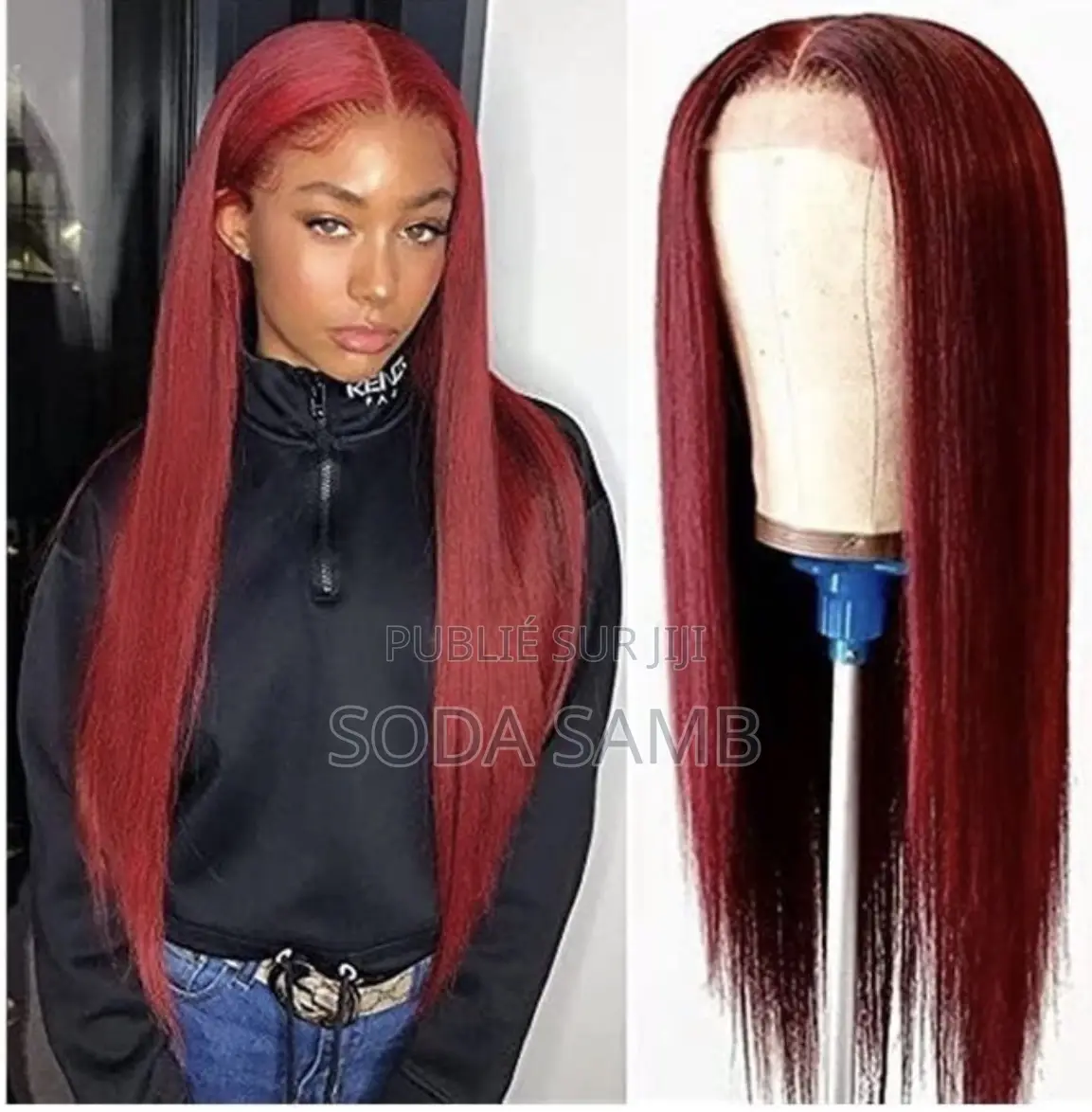 Cheveux Rouges Bordeaux