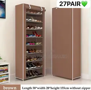 Armoire Rangement Chaussures 9 Niveaux – Jusqu'à 27 Paires !