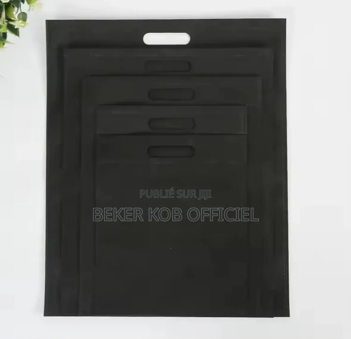 Sac en Tissu Tissé Réutilisable Lot De 50 Pieces