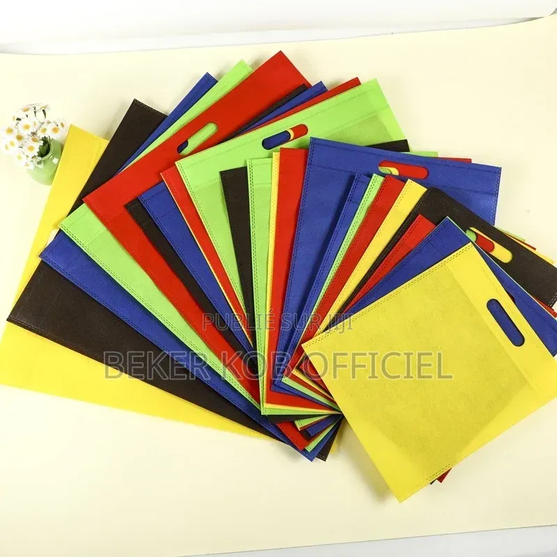 Sac en Tissu Tissé Réutilisable Lot De 50 Pieces