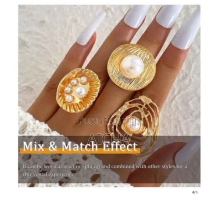 Bague Fantaisie Dorée