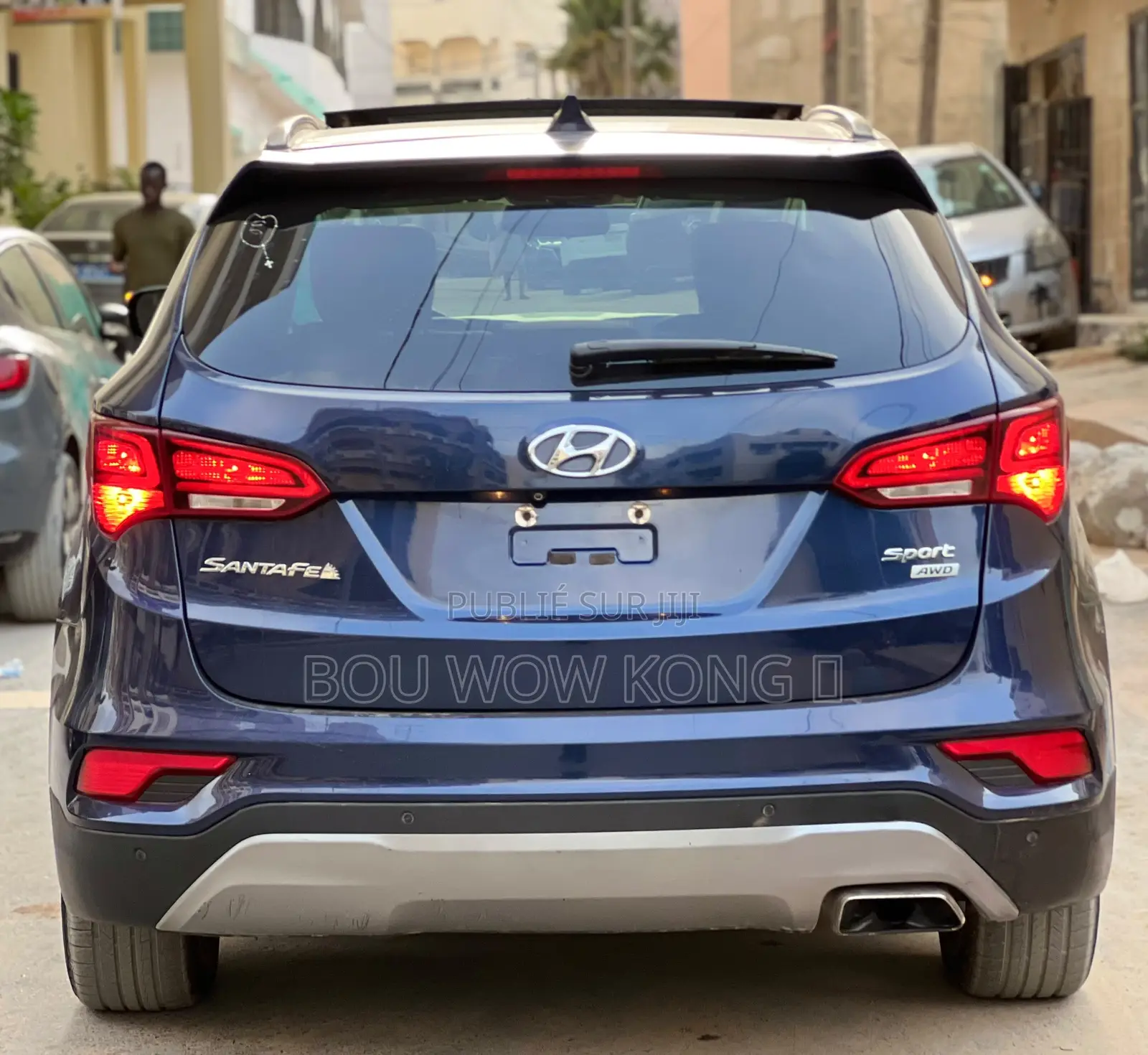Hyundai Santa Fe Limited AWD 2017 Bleu
