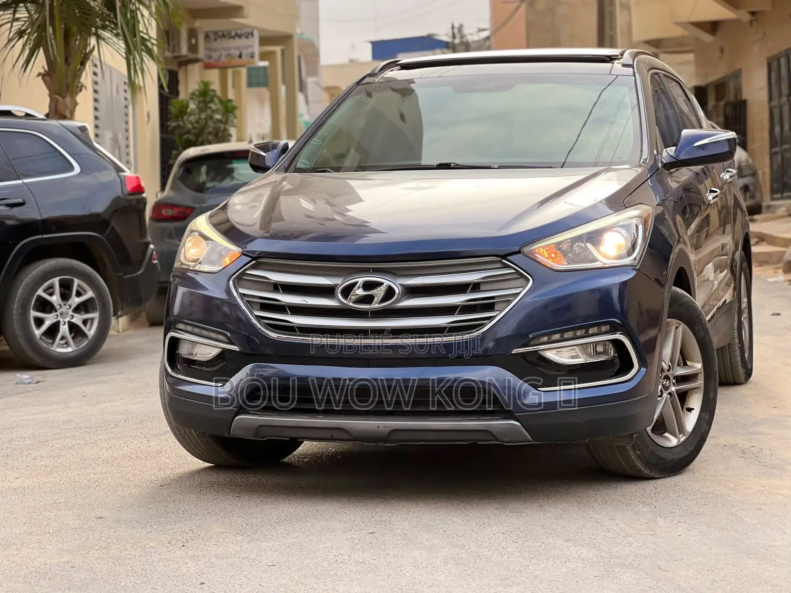Hyundai Santa Fe Limited AWD 2017 Bleu