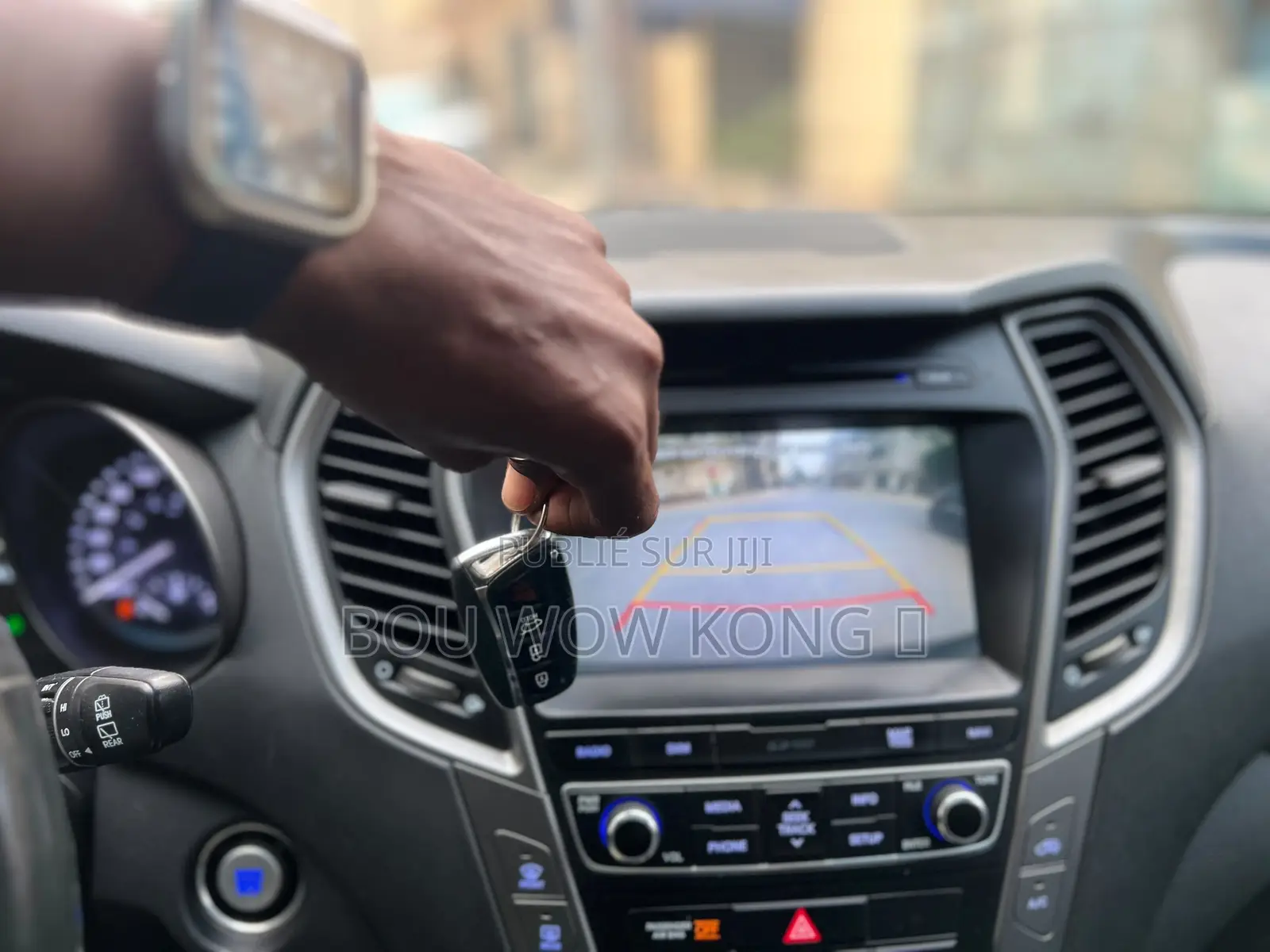 Hyundai Santa Fe Limited AWD 2017 Bleu