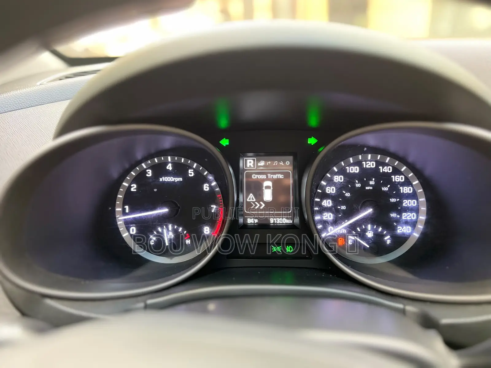 Hyundai Santa Fe Limited AWD 2017 Bleu