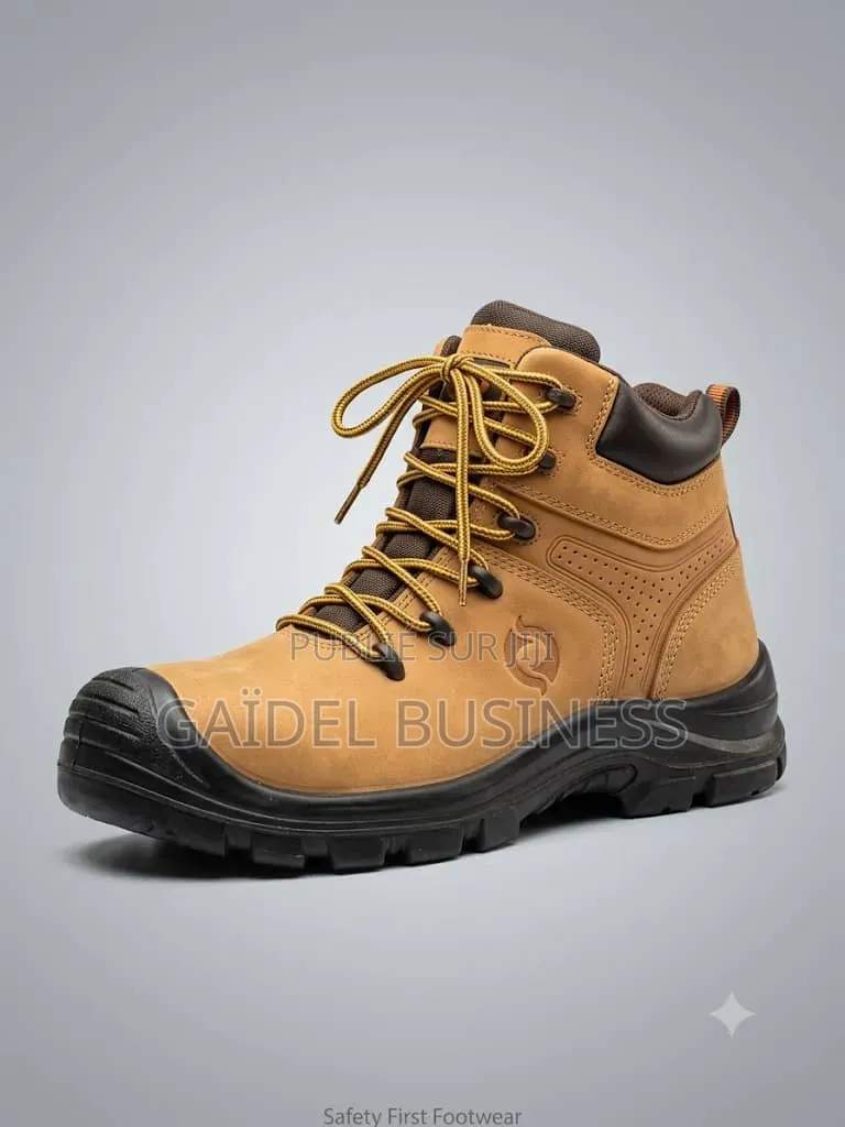 Bottes De Sécurité Robustes – Coque Renforcée