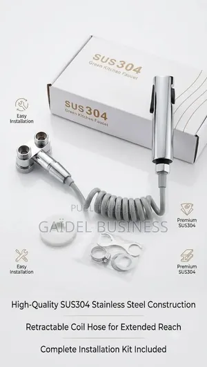Kit Douchette De Robinet Extensible SUS 304