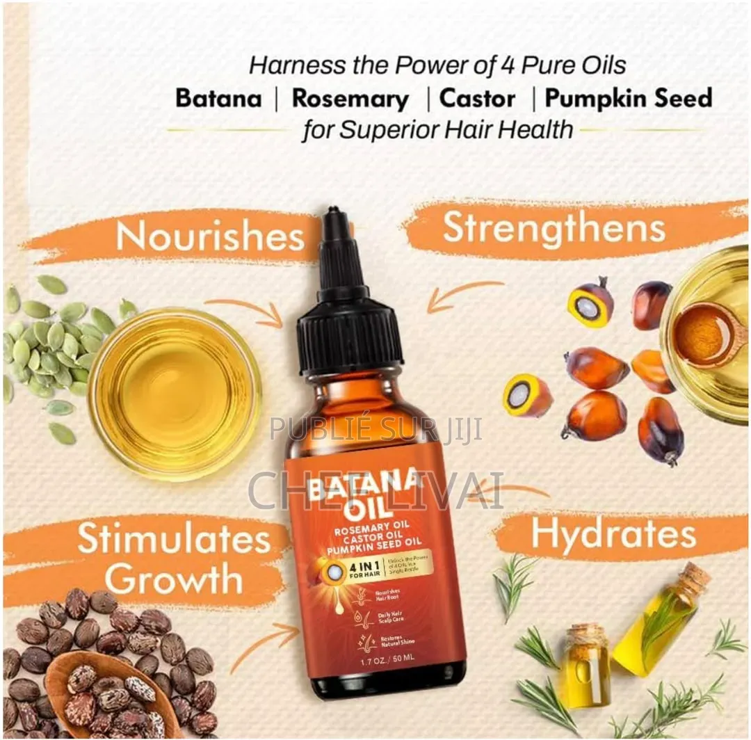 Huile Batana Oil 4 en 1 – Soin Capillaire Complet | 50ml