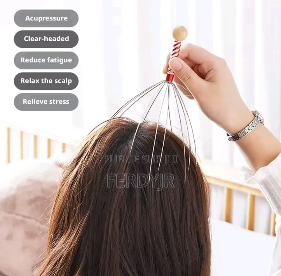 Masseur De Tête Anti-Stress – Massage Du Cuir Chevelu Relaxation