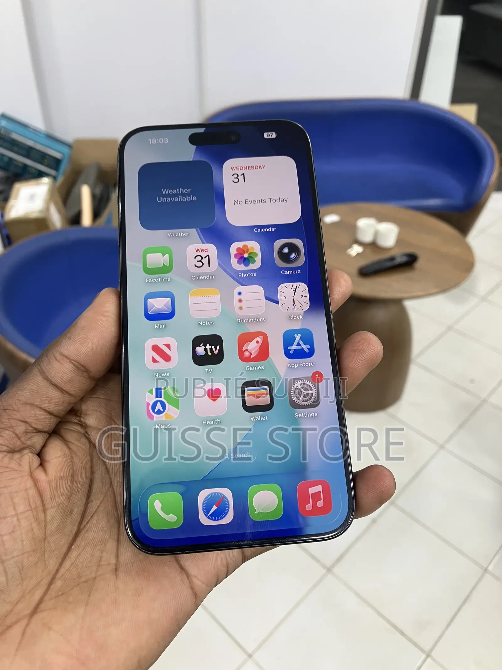 Apple iPhone 15 Pro Max 256 GB Noir