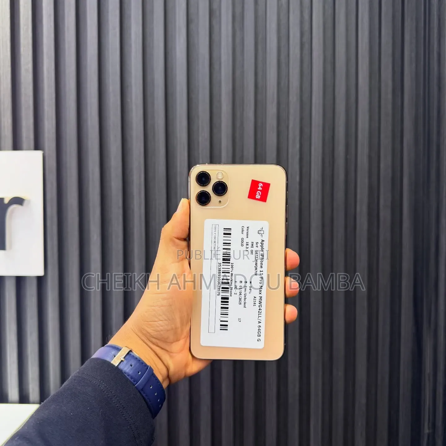 Nouveau Apple iPhone 11 Pro Max 64 GB Doré