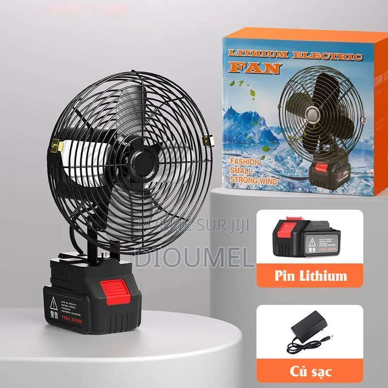 Ventilateur Rechargeable Lithium