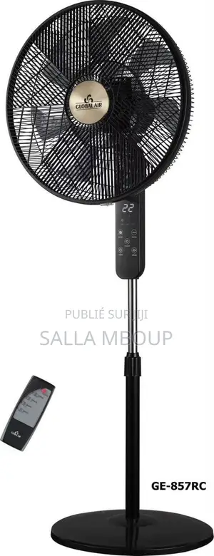 Ventilateur Global Air Air 18pouces Avec Télécommande