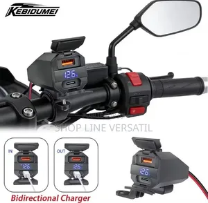 Prise USB Pour Moto 12V Avec Voltmètre