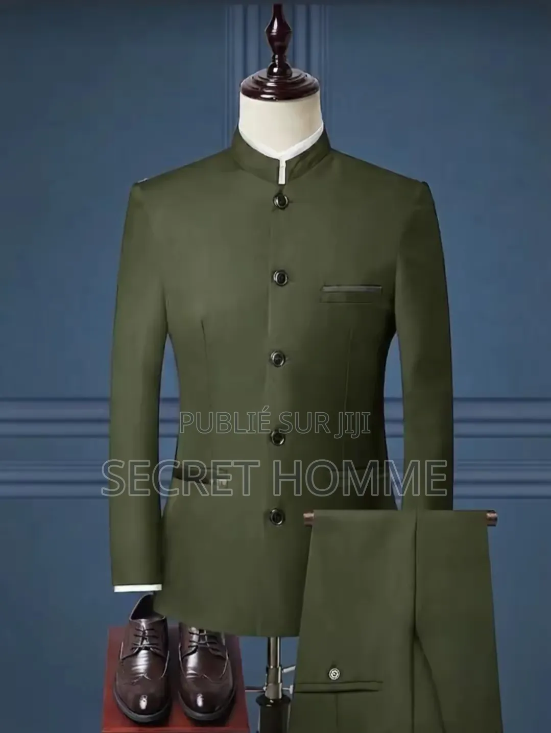 Costumes Homme Style Officier / Mao Complet (Veste + Pantalon )