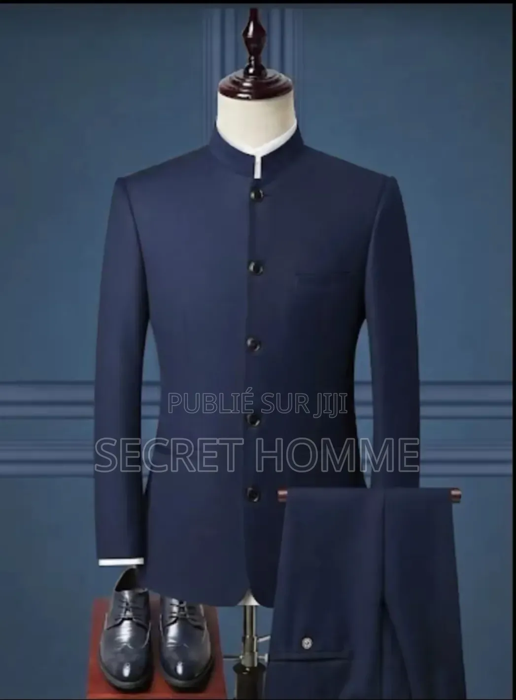 Costumes Homme Style Officier / Mao Complet (Veste + Pantalon )