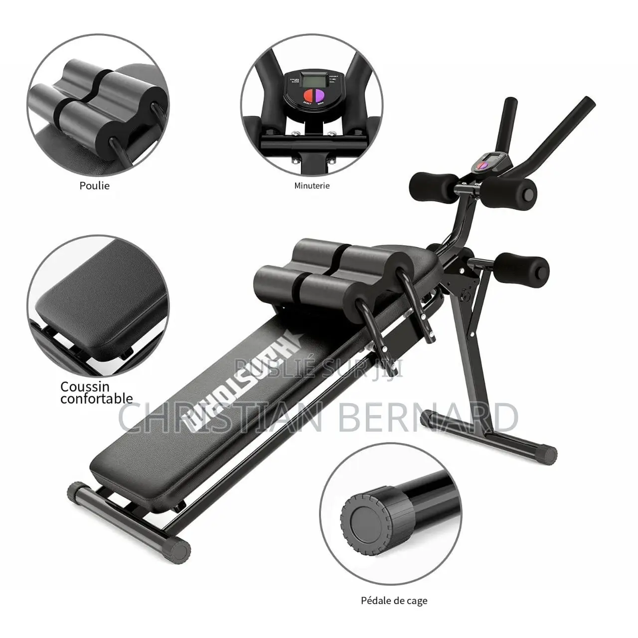 Banc De Musculation Incliné, Appareil De Musculation Abdominale