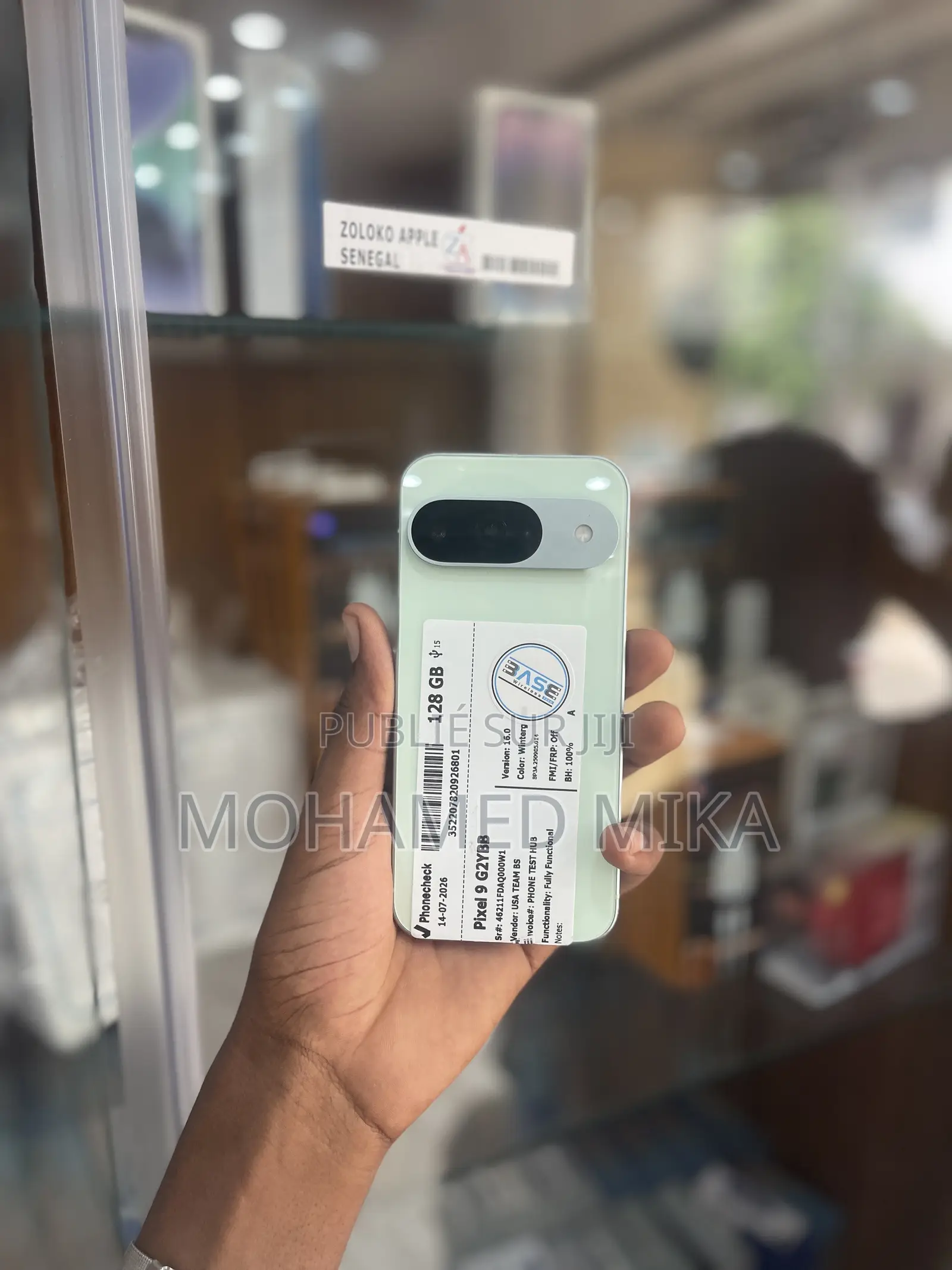 Nouveau Google Pixel 9 128 GB Vert