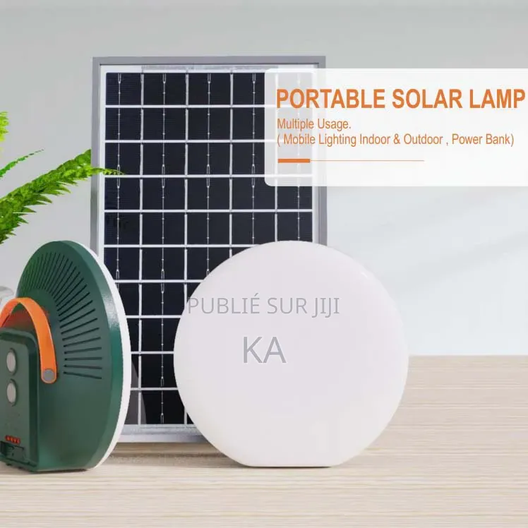 Lampe Solaire Multicolore Avec Power Bank