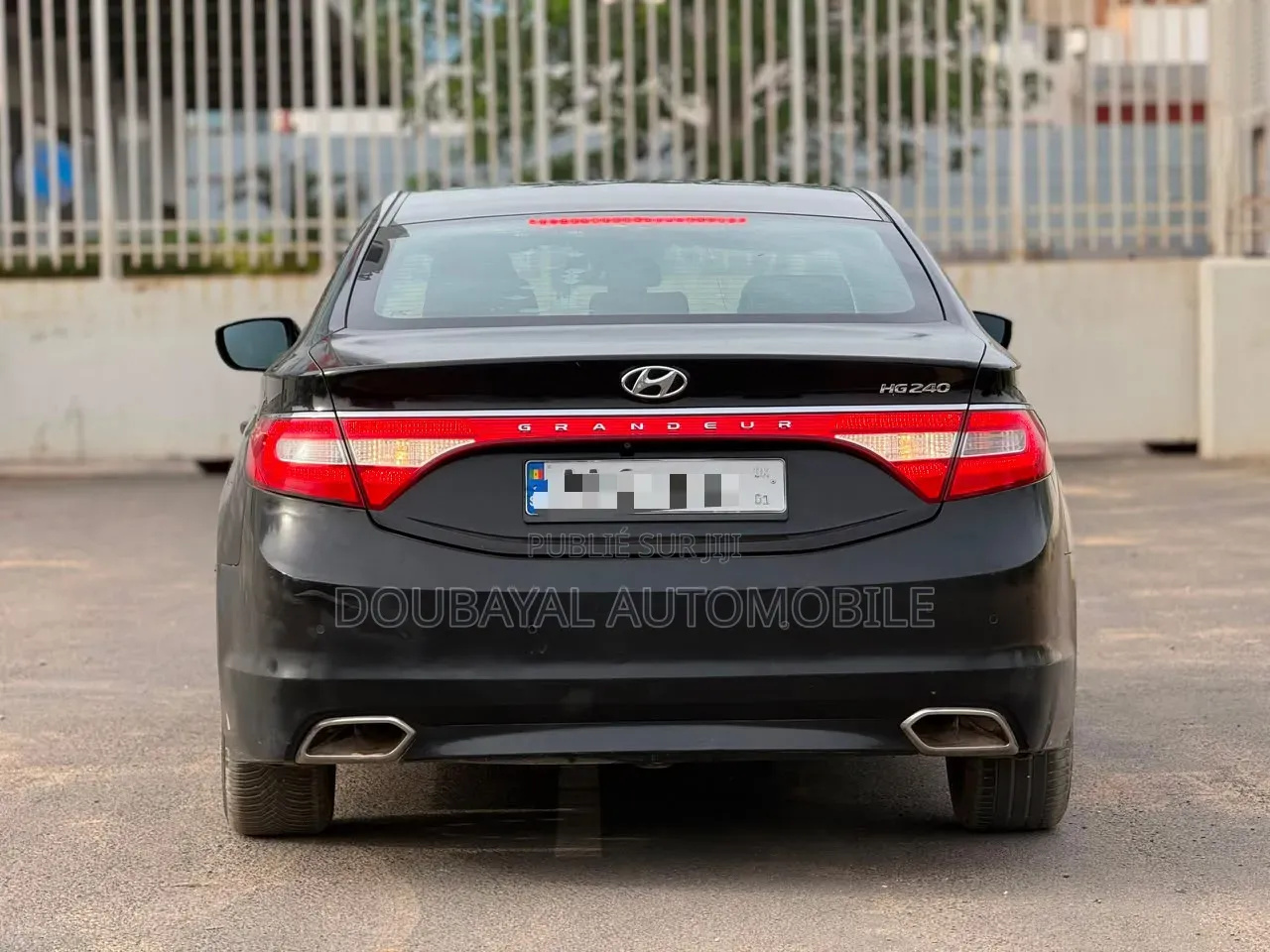 Hyundai Grandeur 2014 Noir Mat