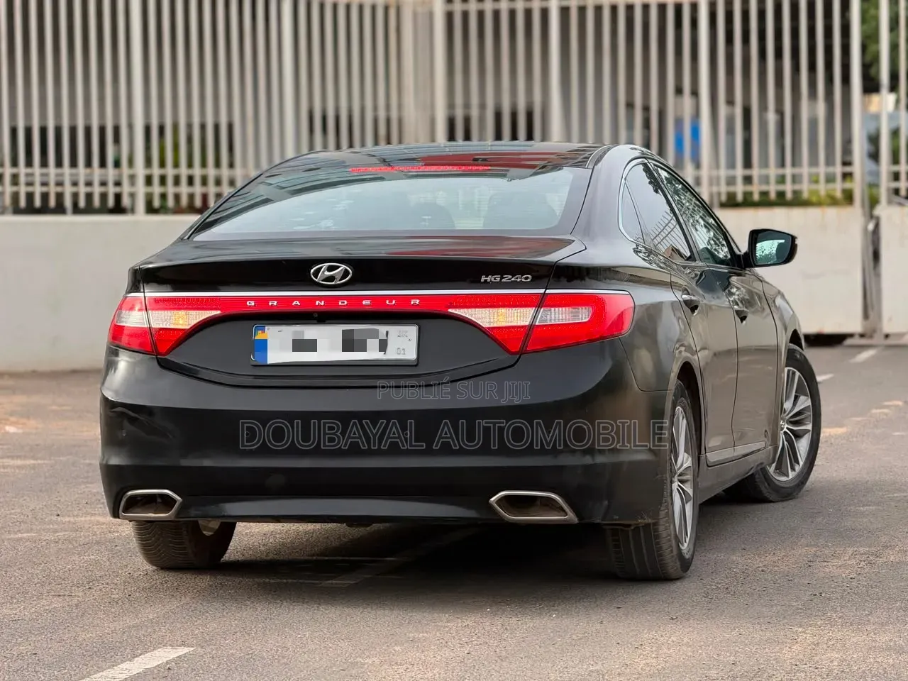 Hyundai Grandeur 2014 Noir Mat