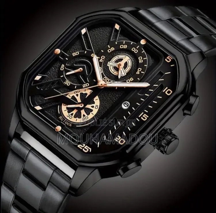 Ensemble 4 Pièces Montre,collier,bague Et Bracelet