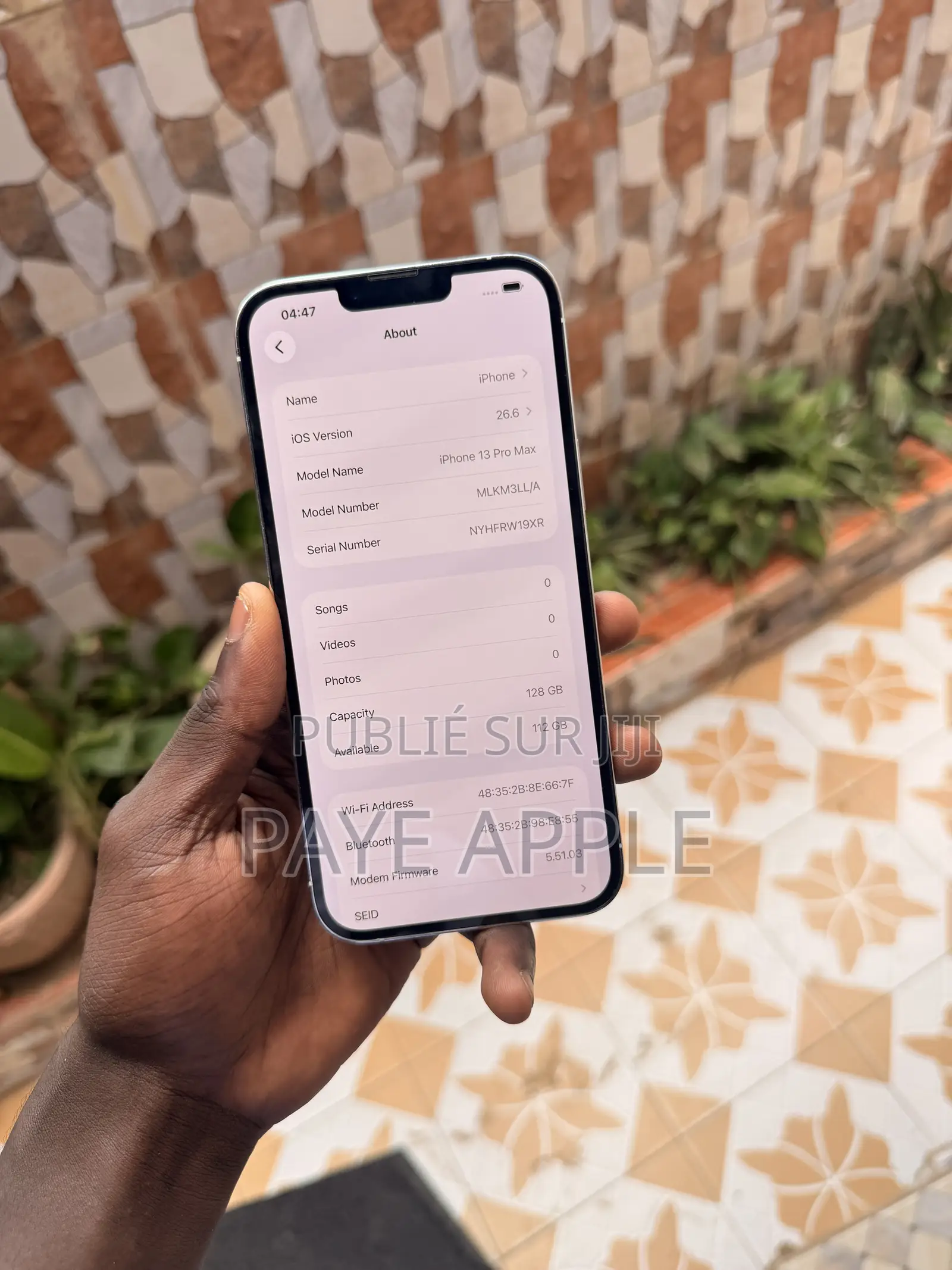 Apple iPhone 13 Pro Max 128 GB Blanc