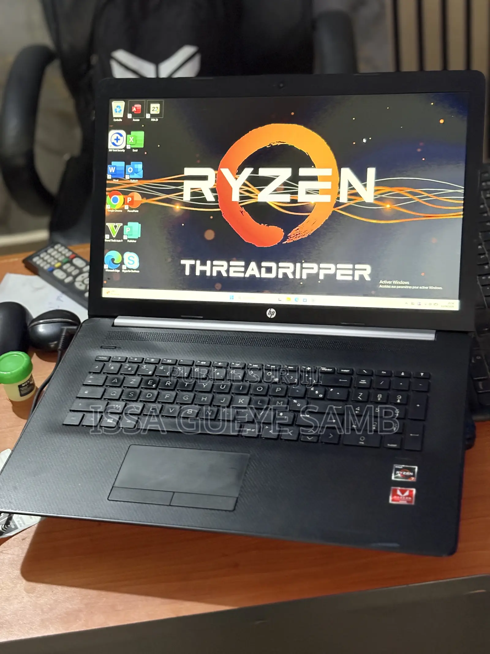 Ordinateur portable HP 15-dw3031 8GB AMD Ryzen 7 HDD 500GB