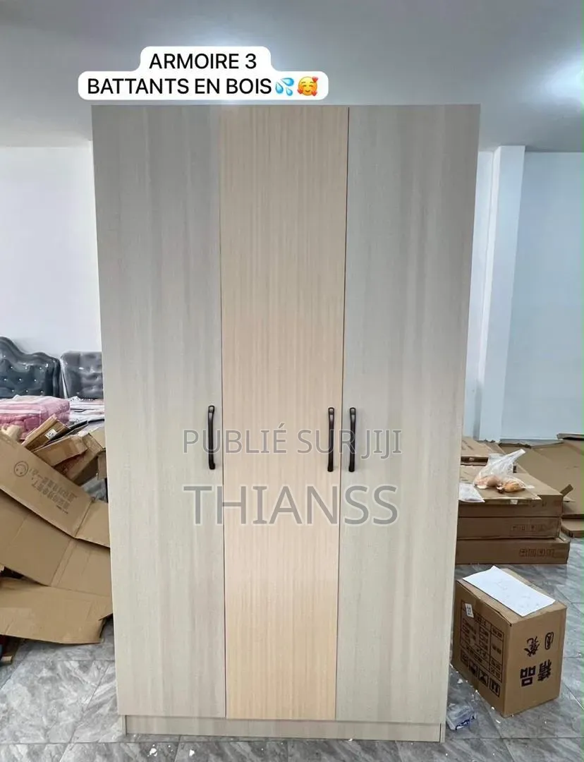 Armoire 3 Battant en Bois