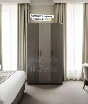 Armoire 3 Battant en Bois