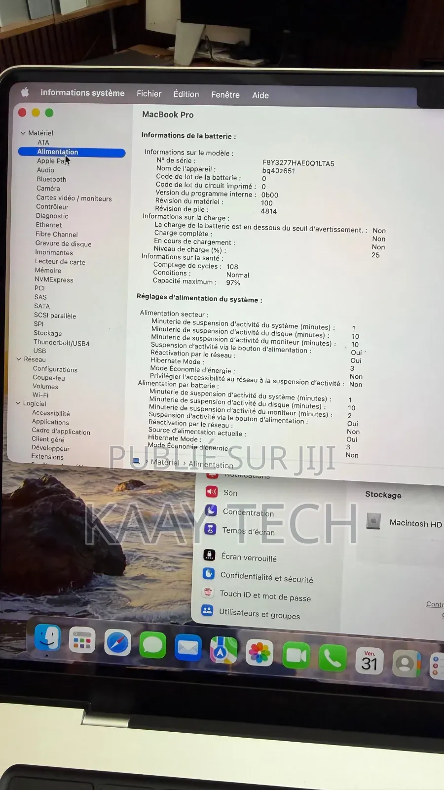 Nouveau Apple MacBook Pro 2023 M2 16GB Apple M2 SSD 1T