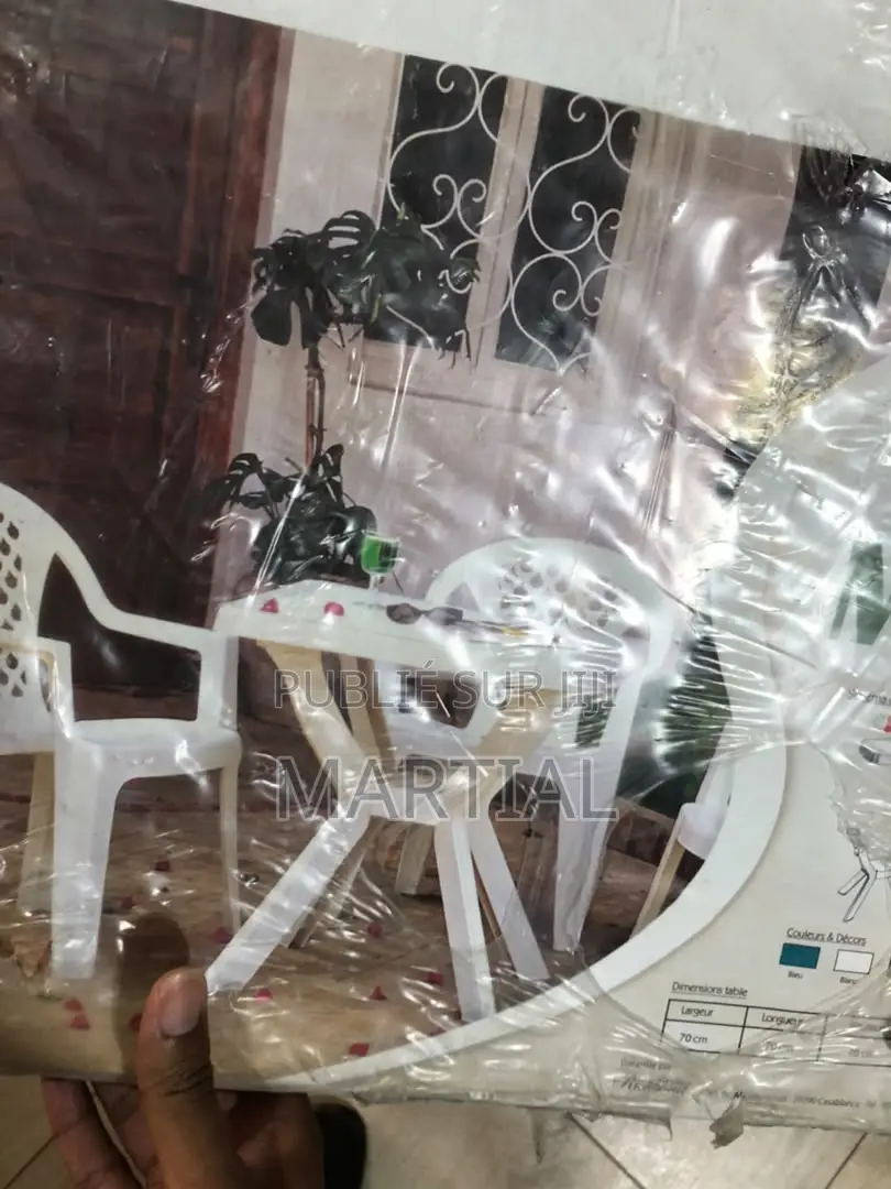 Table Blanche en Plastic