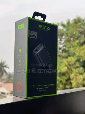 Oraimo Hypergan 65w Chargeur Rapide Gaν Pour Ordinateur Et Tel