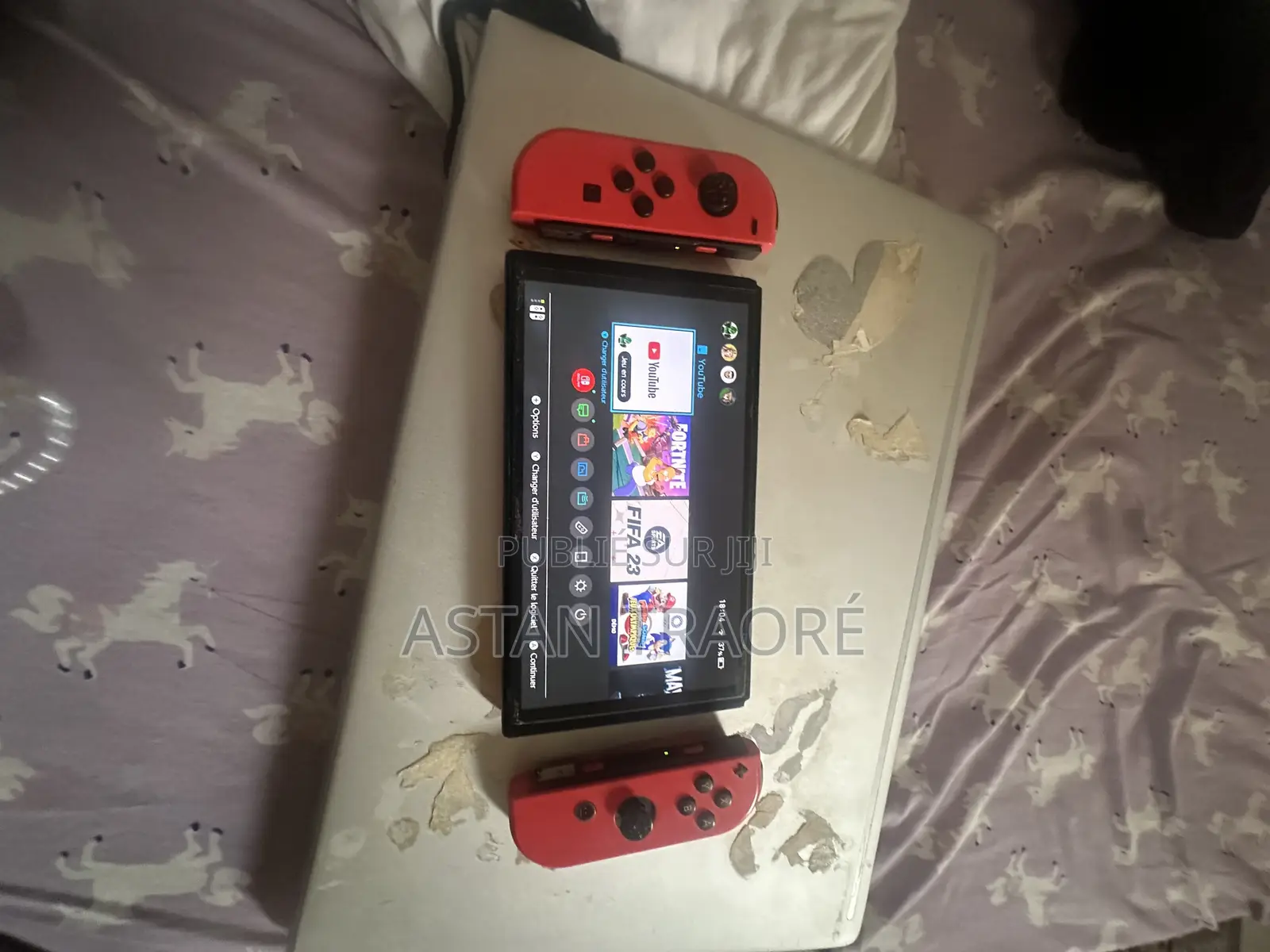 Nintendo Swintch Oled Red Edition (Collector) Dispo Avec Carte Fifa 23