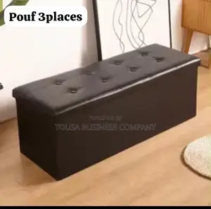 Pouf De Rangement 3place