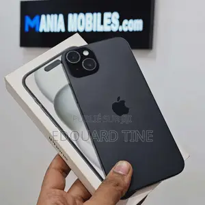Nouveau Apple iPhone 15 128 GB Noir