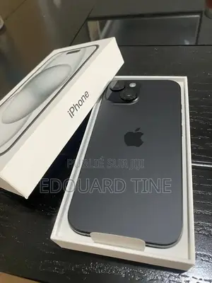 Nouveau Apple iPhone 15 128 GB Noir
