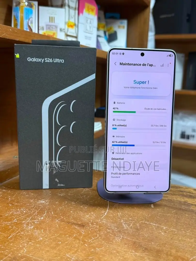 Nouveau Samsung Galaxy S26 Ultra 5G 256 GB Blanc