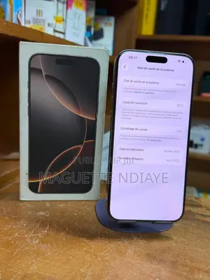 Nouveau Apple iPhone 16 Pro Max 256 GB Doré