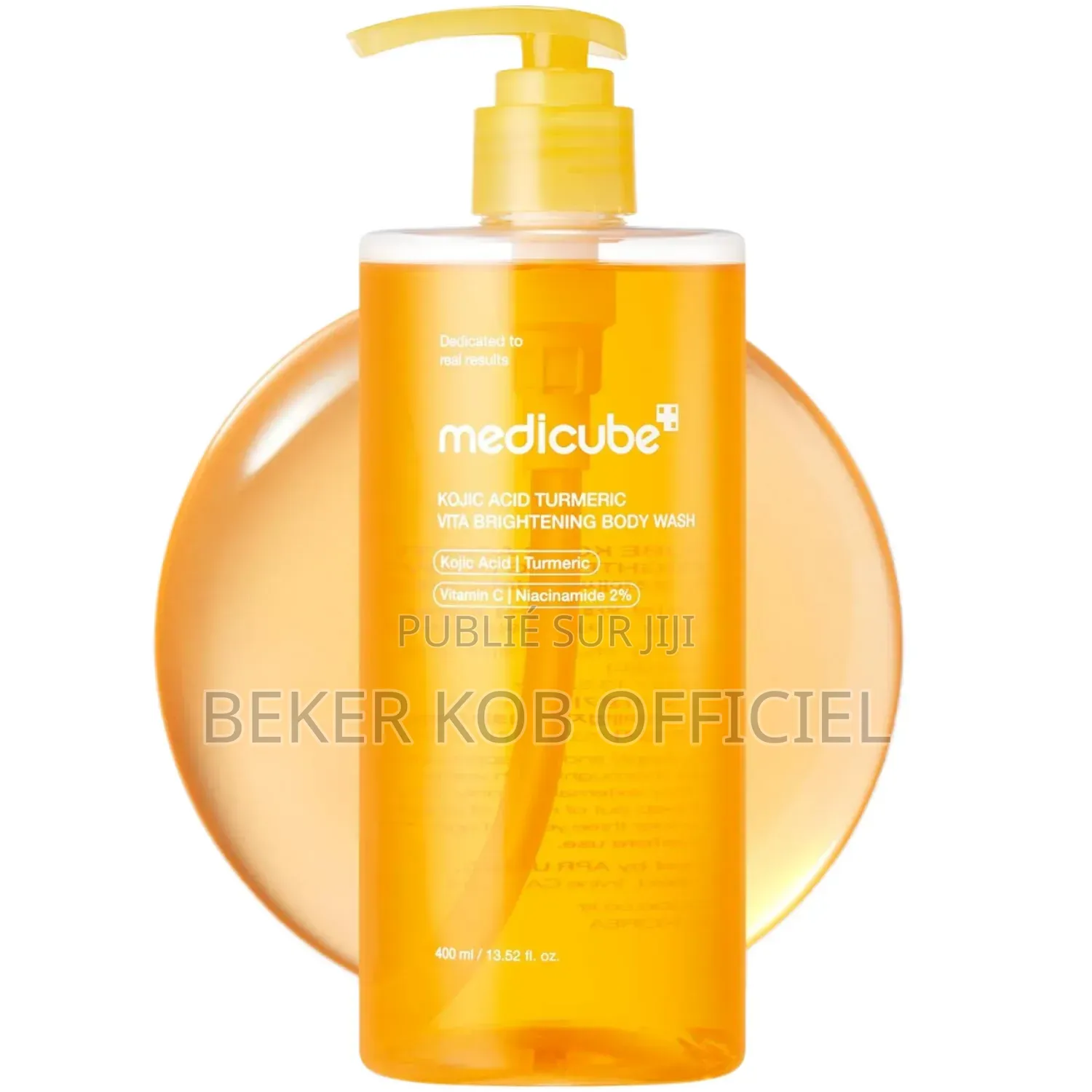 Gel De Douche Medicube Éclaircissant a l'Acide Kojic Et Au Curcuma