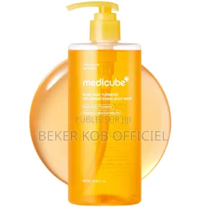 Gel De Douche Medicube Éclaircissant a l'Acide Kojic Et Au Curcuma