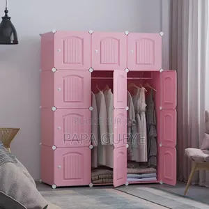 Armoire Portant À Vêtements 9 Cubes - Facile À Monter