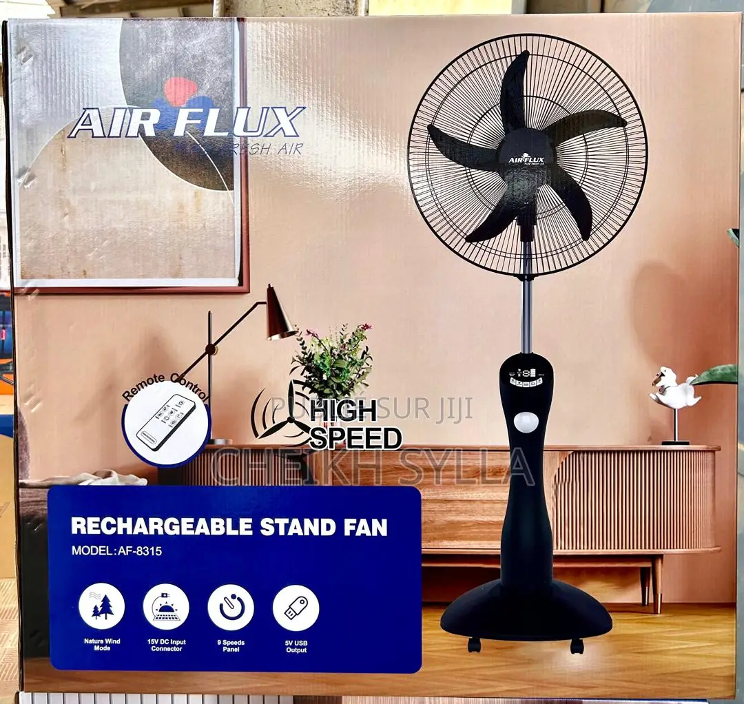 Ventilateur Rechargeable Air Flux 18"